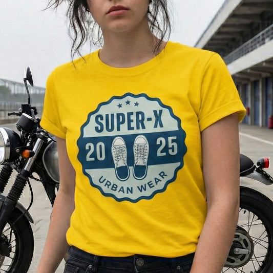 Camiseta Classic UW SX03 Amarilla Unisex 160gr