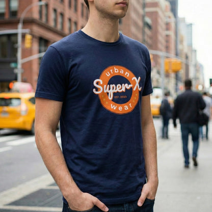 Camiseta Classic UW SX02 Azul Navy Unisex 160gr