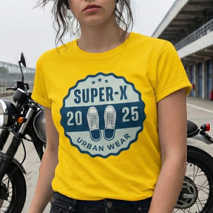 Camiseta Classic UW SX03 Amarilla Unisex 160gr