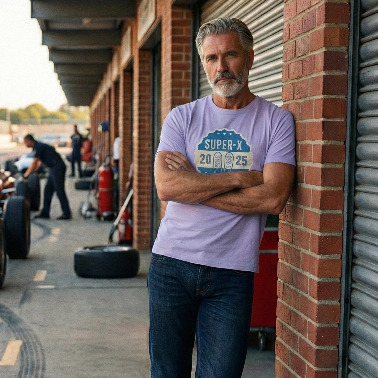 Camiseta Classic UW SX04 Lila Unisex 160gr