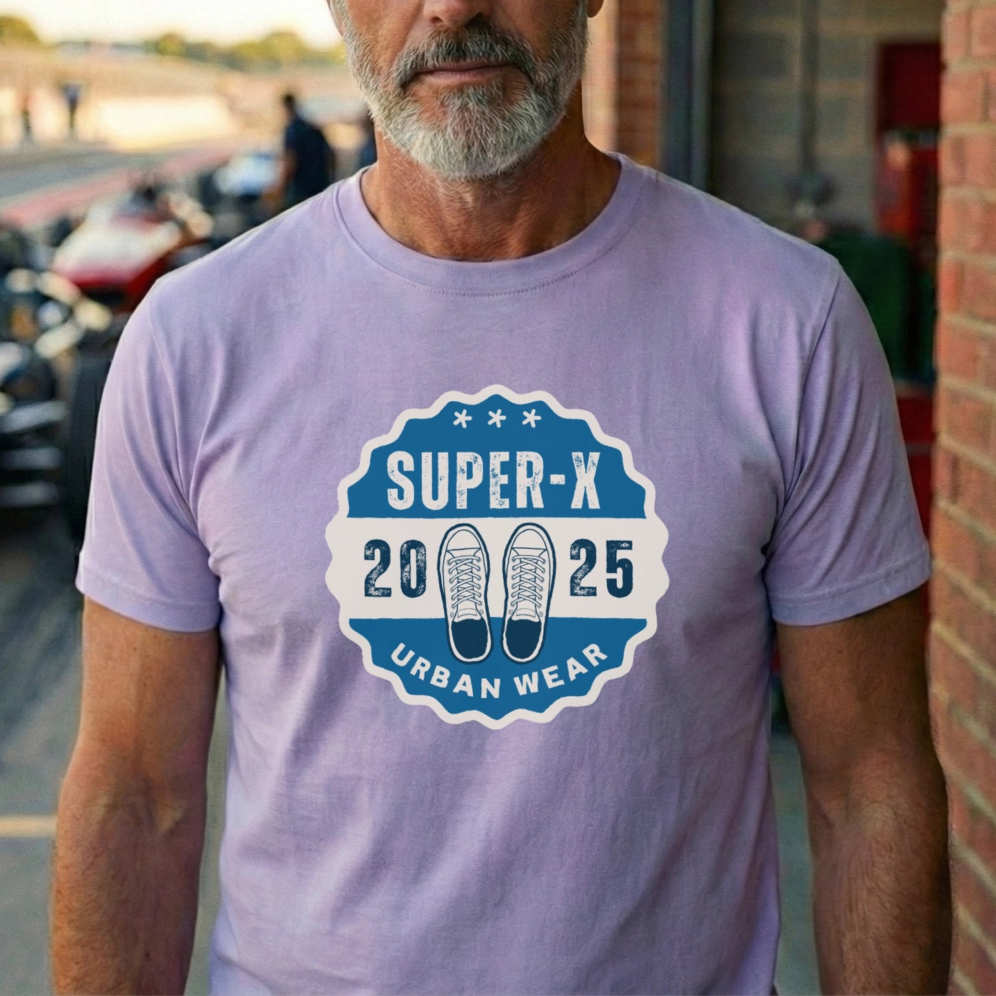 Camiseta Classic UW SX04 Lila Unisex 160gr