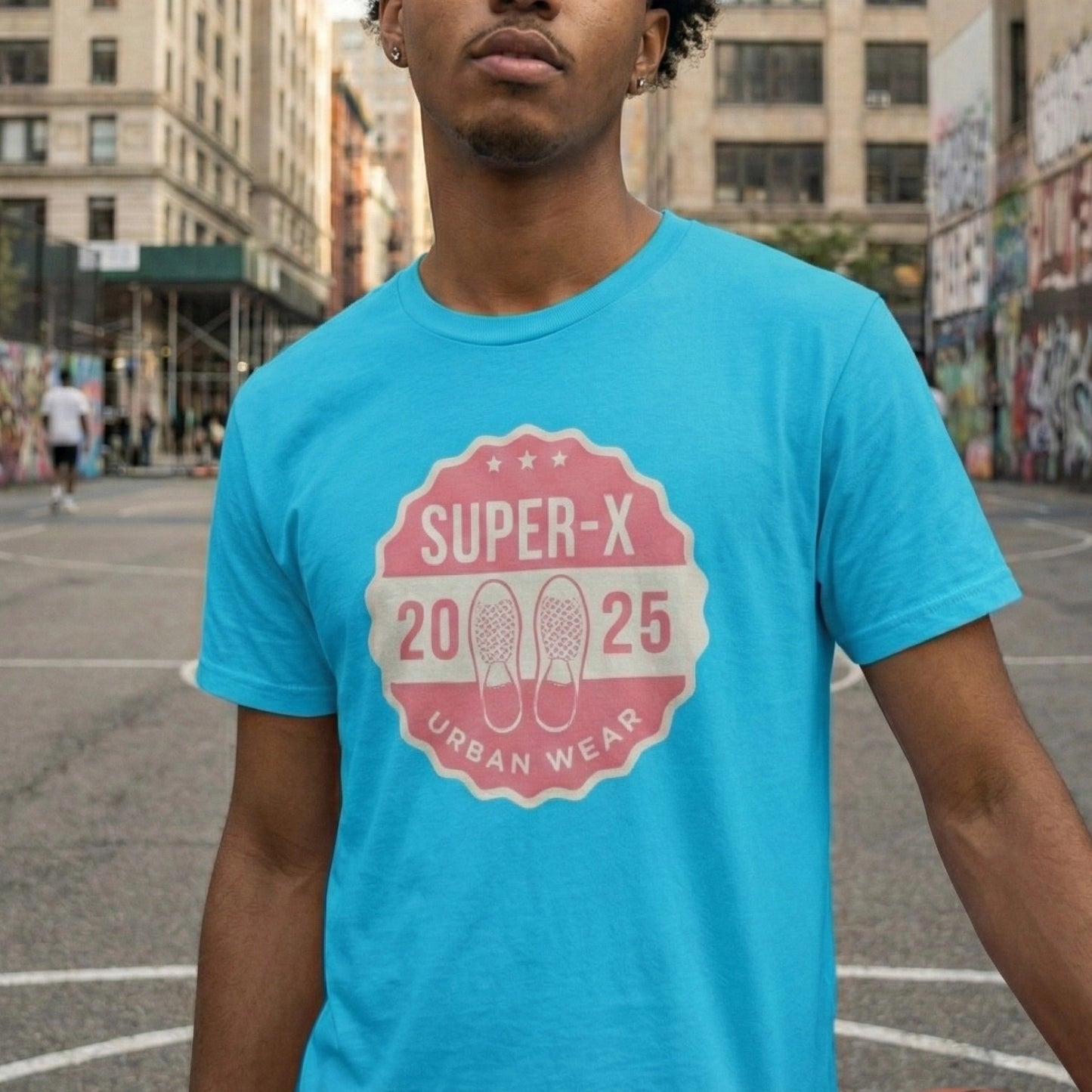 Camiseta Classic UW SX05 Turquesa Unisex 160gr