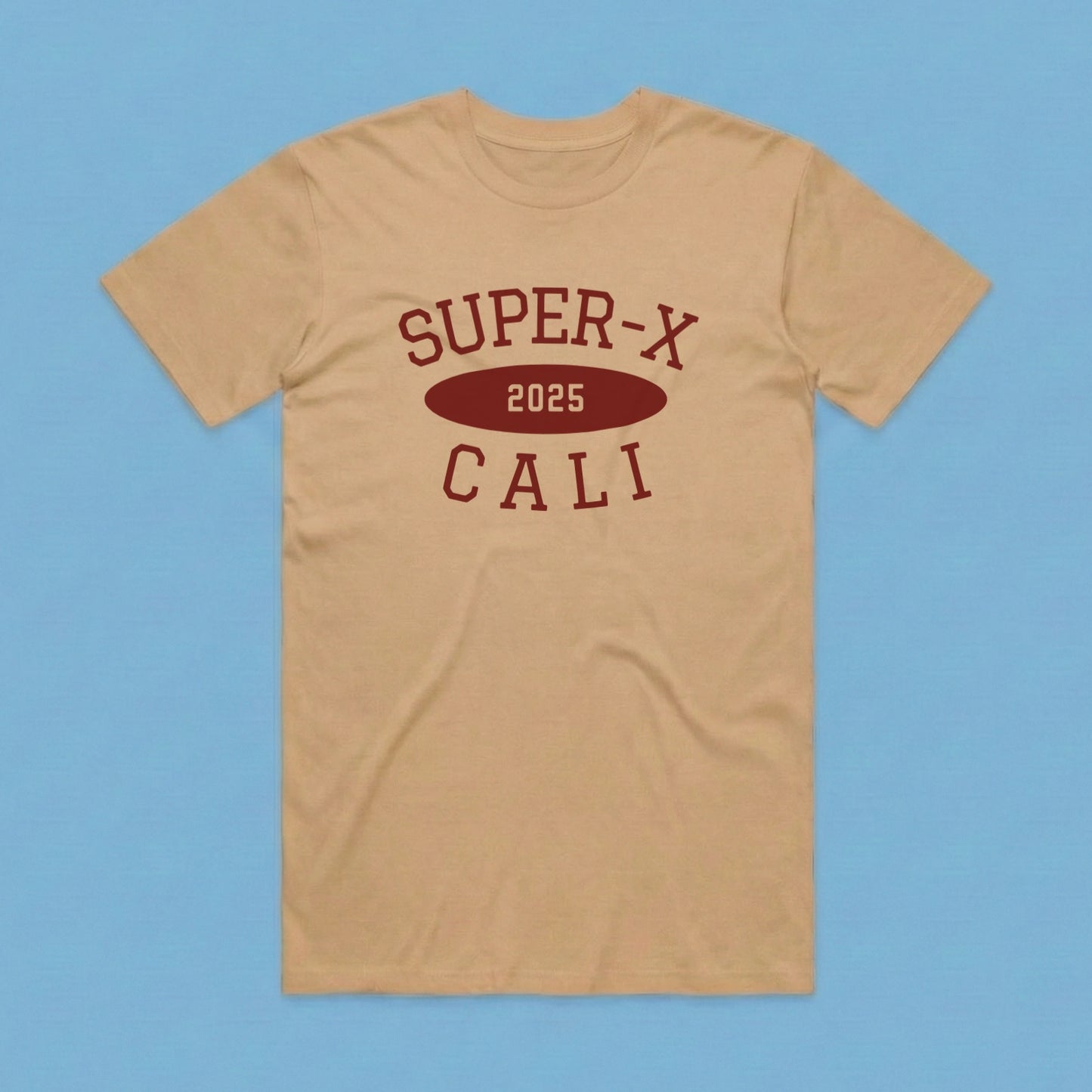 Camiseta Freshmen Cities Cali01 Camel Unisex 160gr