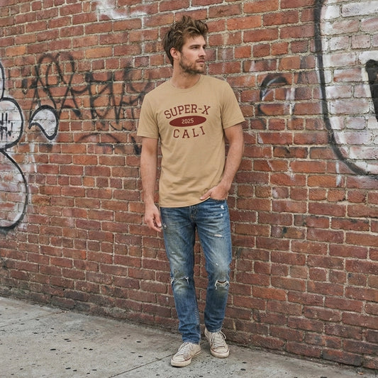 Camiseta Freshmen Cities Cali01 Camel Unisex 160gr