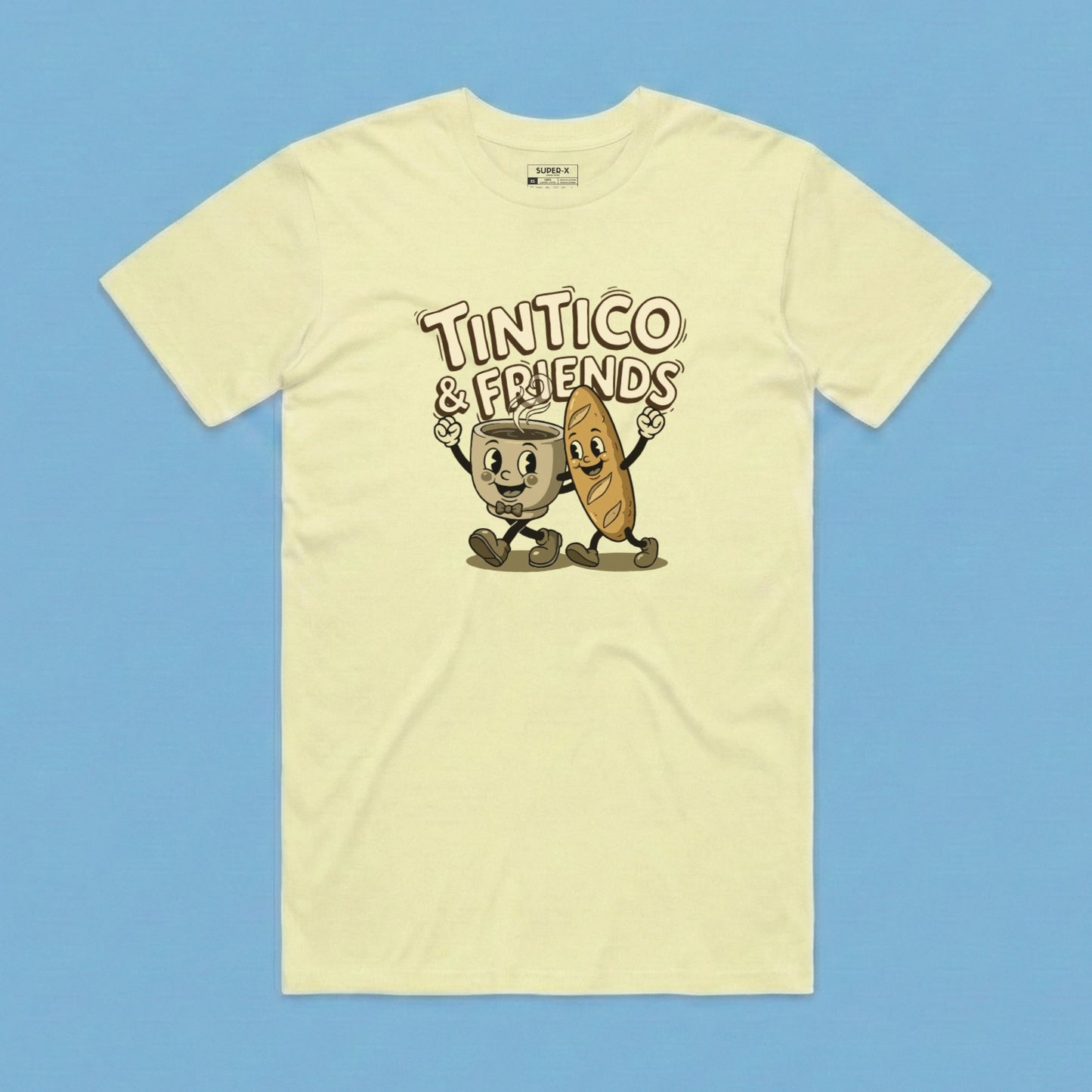 Camiseta Tintico & Pancito Vainilla Unisex