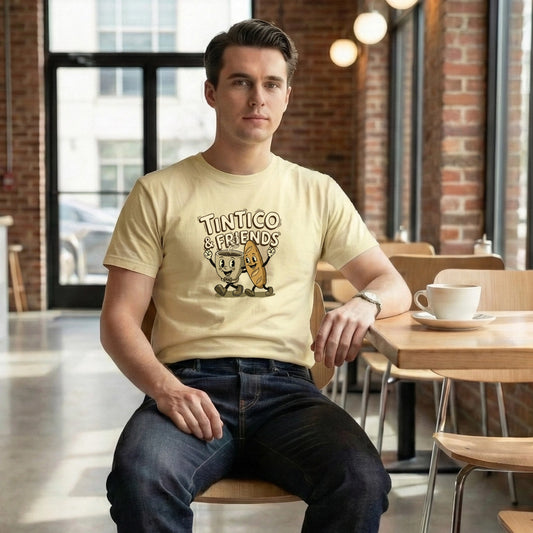 Camiseta Tintico & Pancito Vainilla Unisex 160gr
