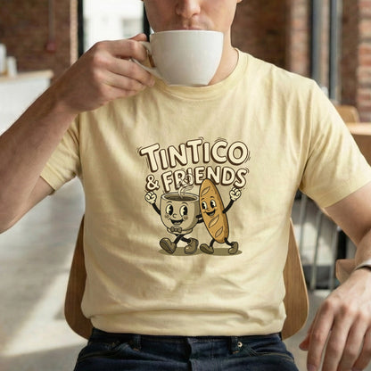 Camiseta Tintico & Pancito Vainilla Unisex