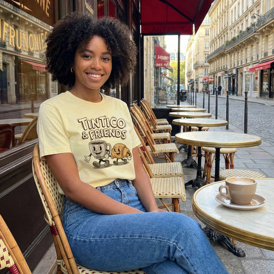 Camiseta Tintico & Pancachin Vainilla Unisex 160gr