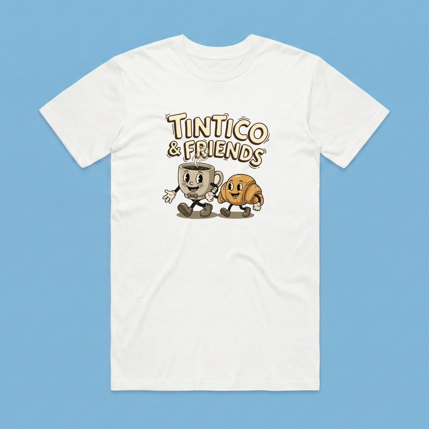 Camiseta Tintico & Pancachin Blanco Unisex