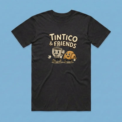 Camiseta Tintico & Pancachin Negro Unisex 160gr