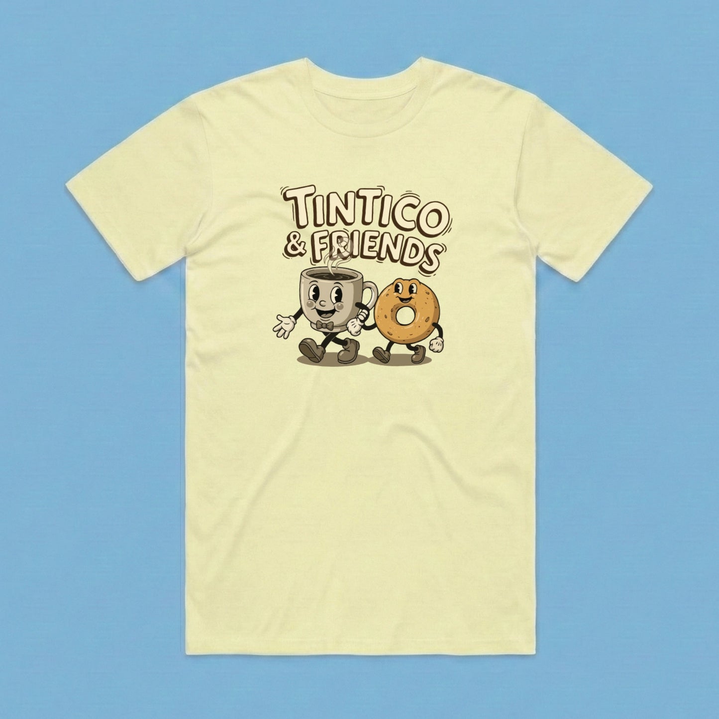 Camiseta Tintico & Pandebonosky Vainilla Unisex
