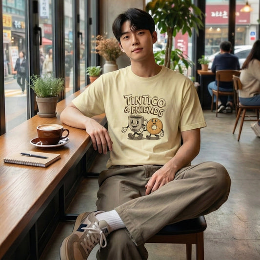 Camiseta Tintico & Pandebonosky Vainilla Unisex 160gr