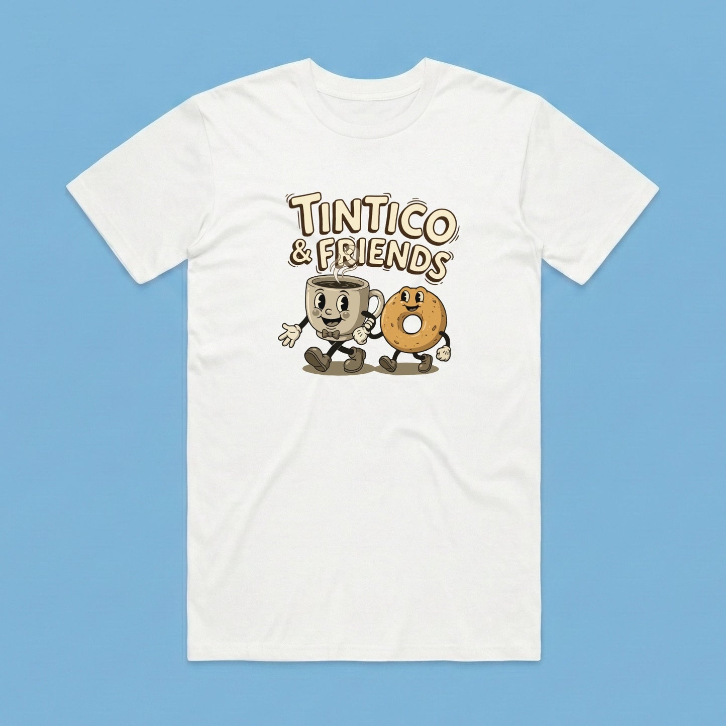 Camiseta Tintico & Pandebonosky Blanco Unisex