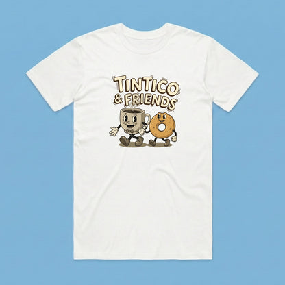 Camiseta Tintico & Pandebonosky Blanco Unisex