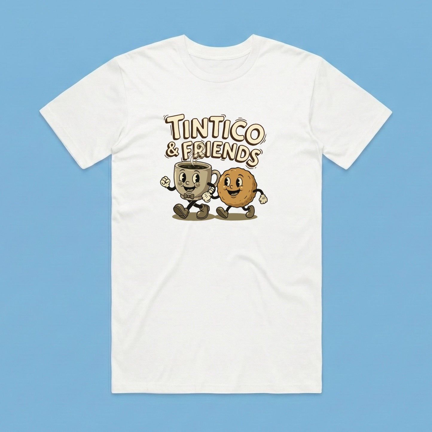 Camiseta Tintico & Buñuelon Blanco Unisex