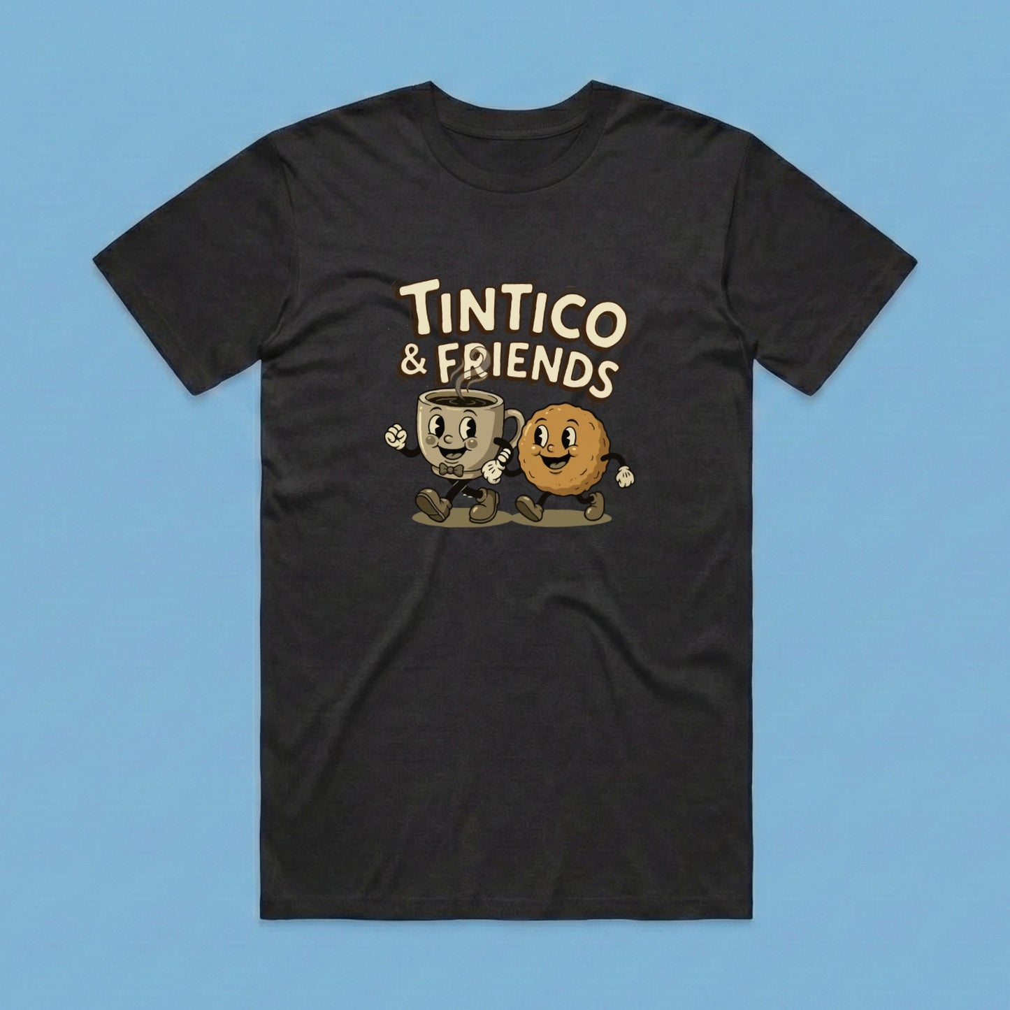 Camiseta Tintico & Buñuelon Negro Unisex
